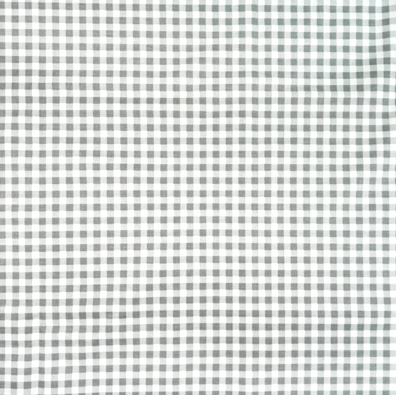 Tissu vichy gris et blanc 50x80 cm